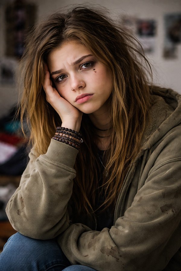 troubled girl